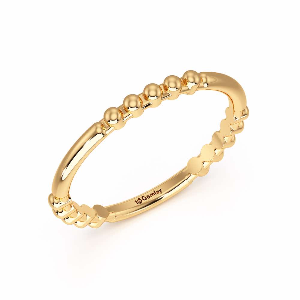Vera Silver Ring - Yellow Gold - Image 1