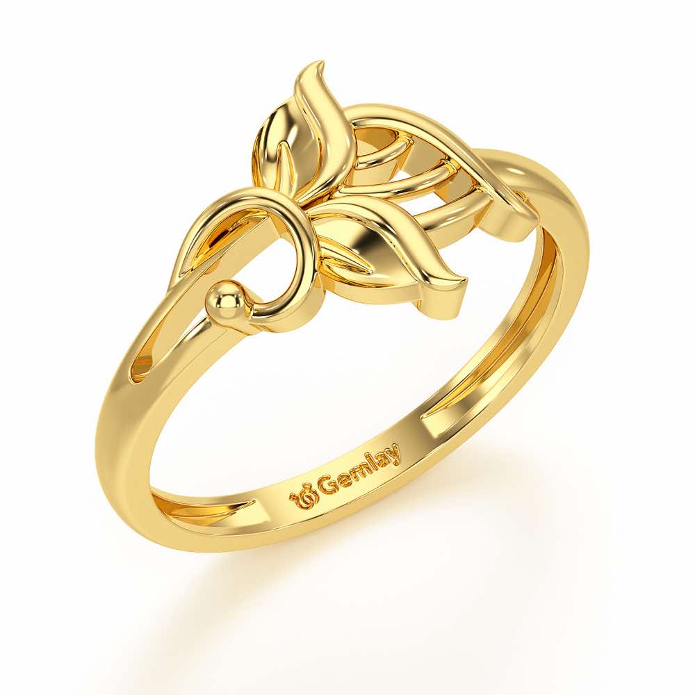Knox Mystery Silver Ring For Women - Yellow Gold - Image 1