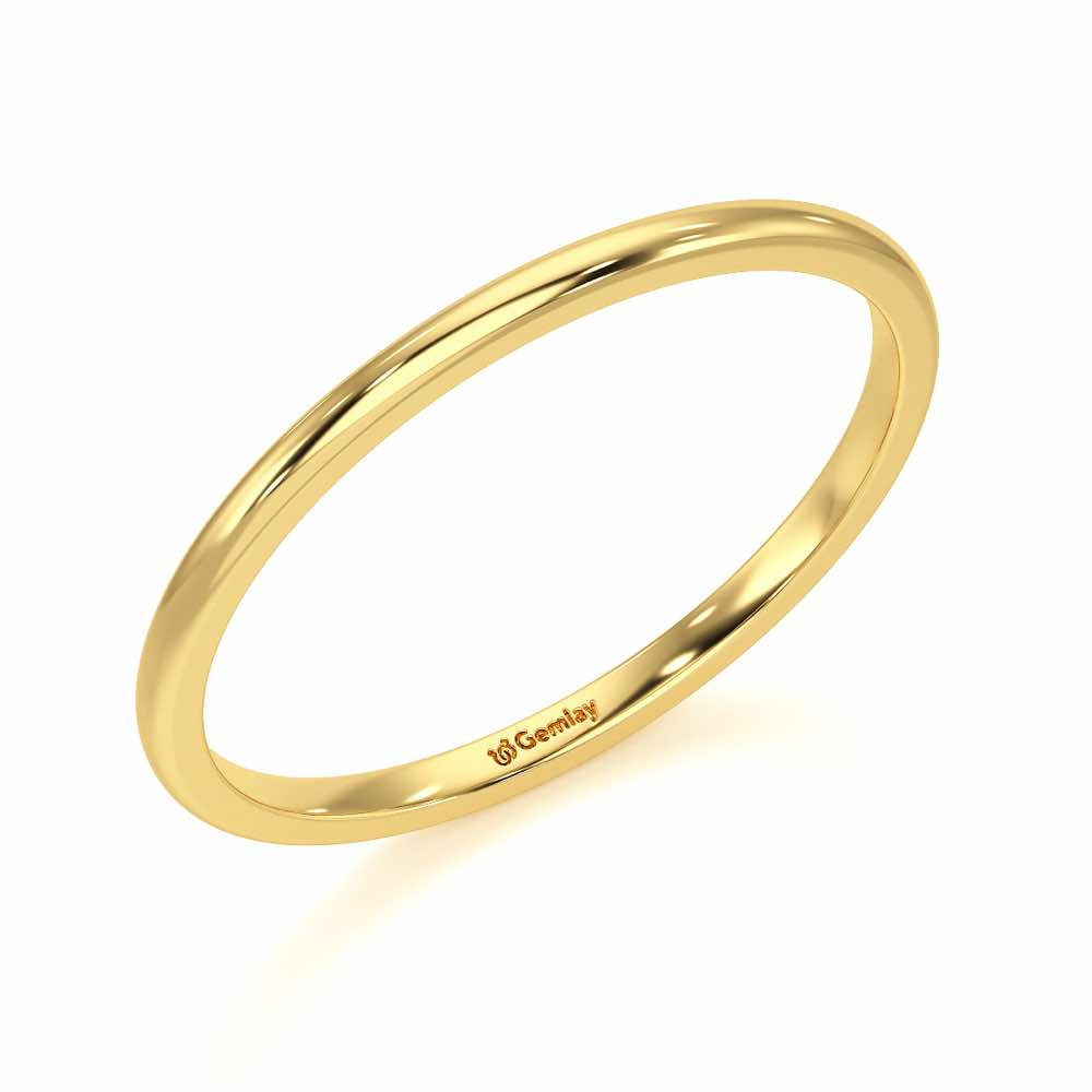 Eternal Glow Women Silver Ring - Yellow Gold - Image 1