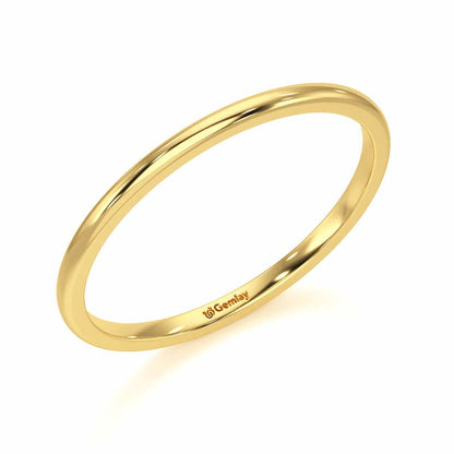 Eternal Glow Women Silver Ring - Yellow Gold - Image 1