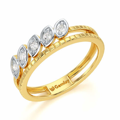 Lord Charm Silver Ring - Yellow Gold - Image 1