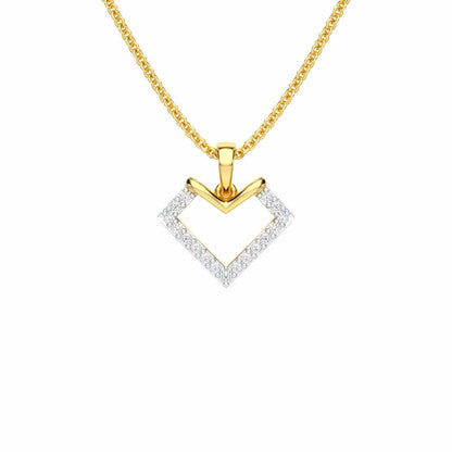 Sparkle Dew Silver Pendant - Yellow Gold - Image 1