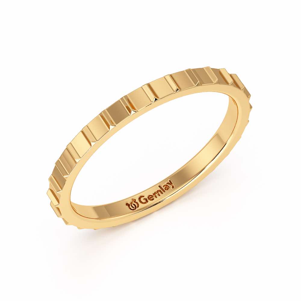 Alina Silver Ring - Yellow Gold - Image 1