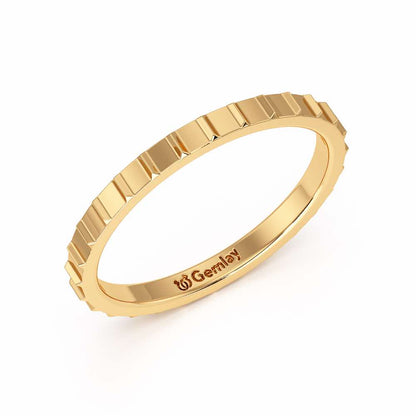 Alina Silver Ring - Yellow Gold - Image 1