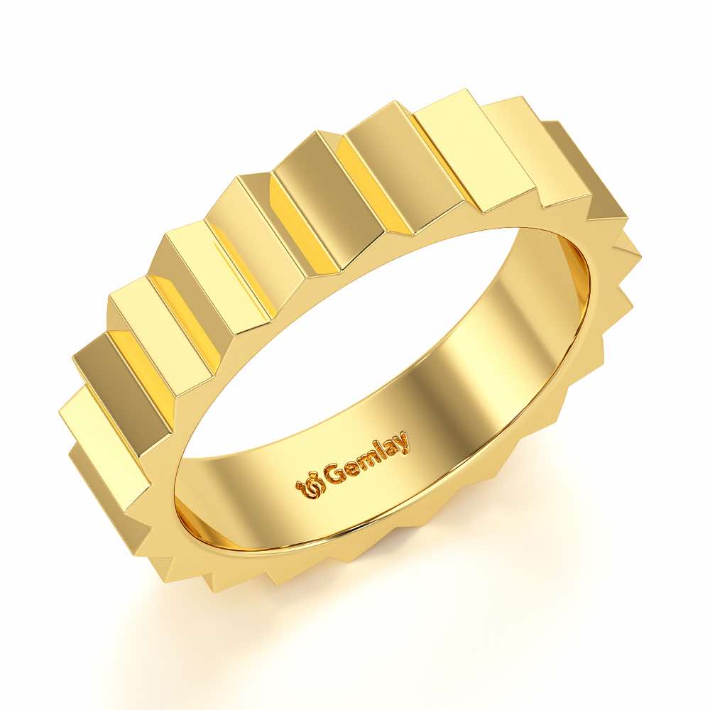 Selena Silver Ring - Yellow Gold - Image 1