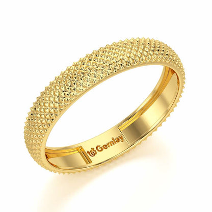 Melis Silver Ring - Yellow Gold - Image 1