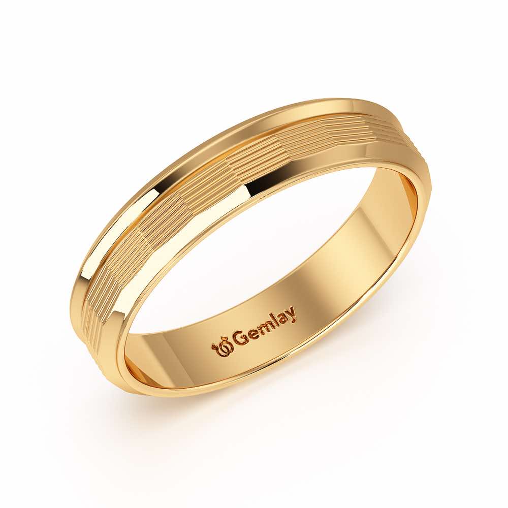 Elowen Silver Ring - Yellow Gold - Image 1