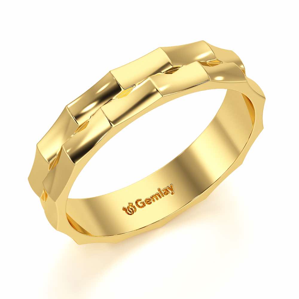 Odessa Silver Ring - Yellow Gold - Image 1