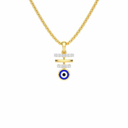 Guardian Watch Silver Pendant - Yellow Gold - Image 1