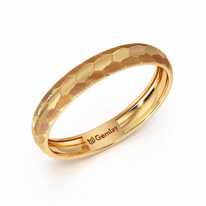 Lumi Silver Ring - Yellow Gold - Image 1