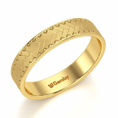 Isla Silver Ring - Yellow Gold - Image 1