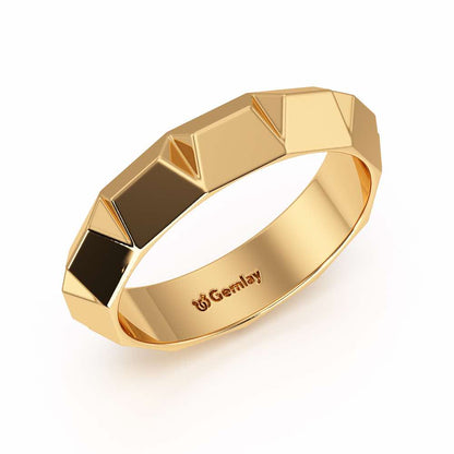 Marigold Silver Ring - Yellow Gold - Image 1