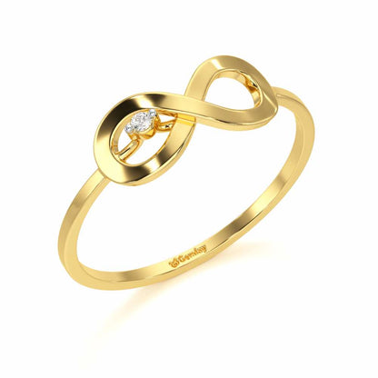Tentacle Silver Ring - Yellow Gold - Image 1