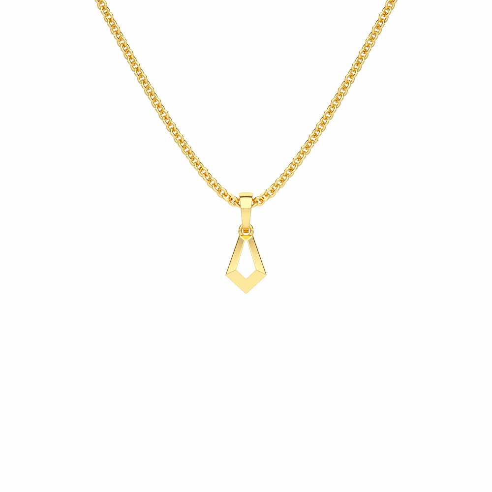 Gold Loop Gold Pendant - Yellow Gold - Image 1
