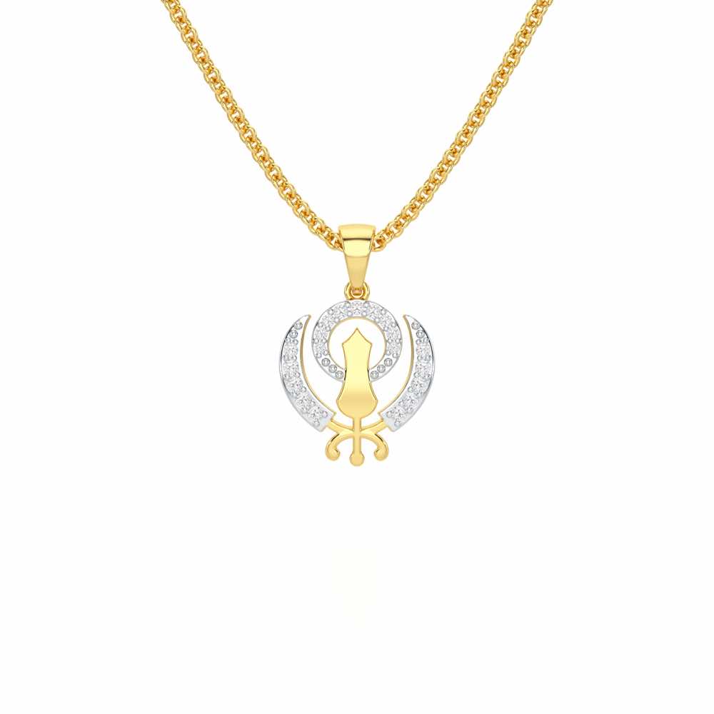 Khalsa Eternal Silver Pendant