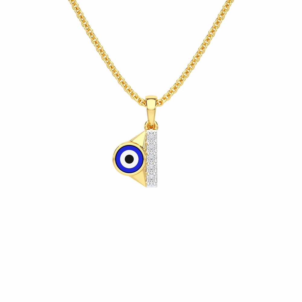 Aura of Protection Silver Pendant - Yellow Gold - Image 1