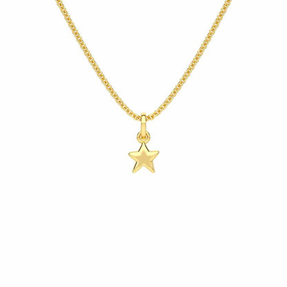 Mini Star Gold Pendant - Yellow Gold - Image 1