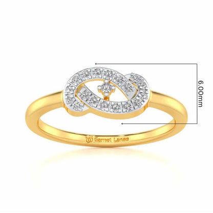 Uncanny Shine Silver Ring - Yellow Gold - Image 5