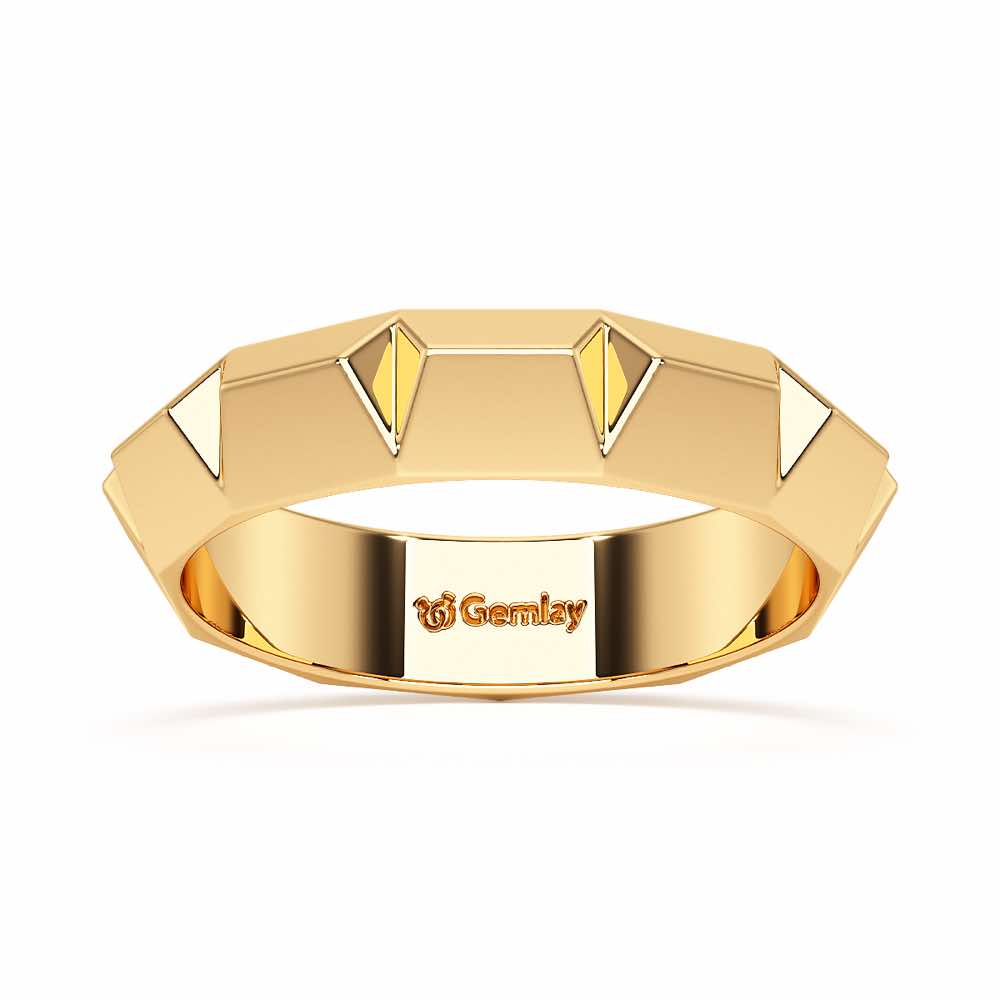Marigold Silver Ring - Yellow Gold - Image 2