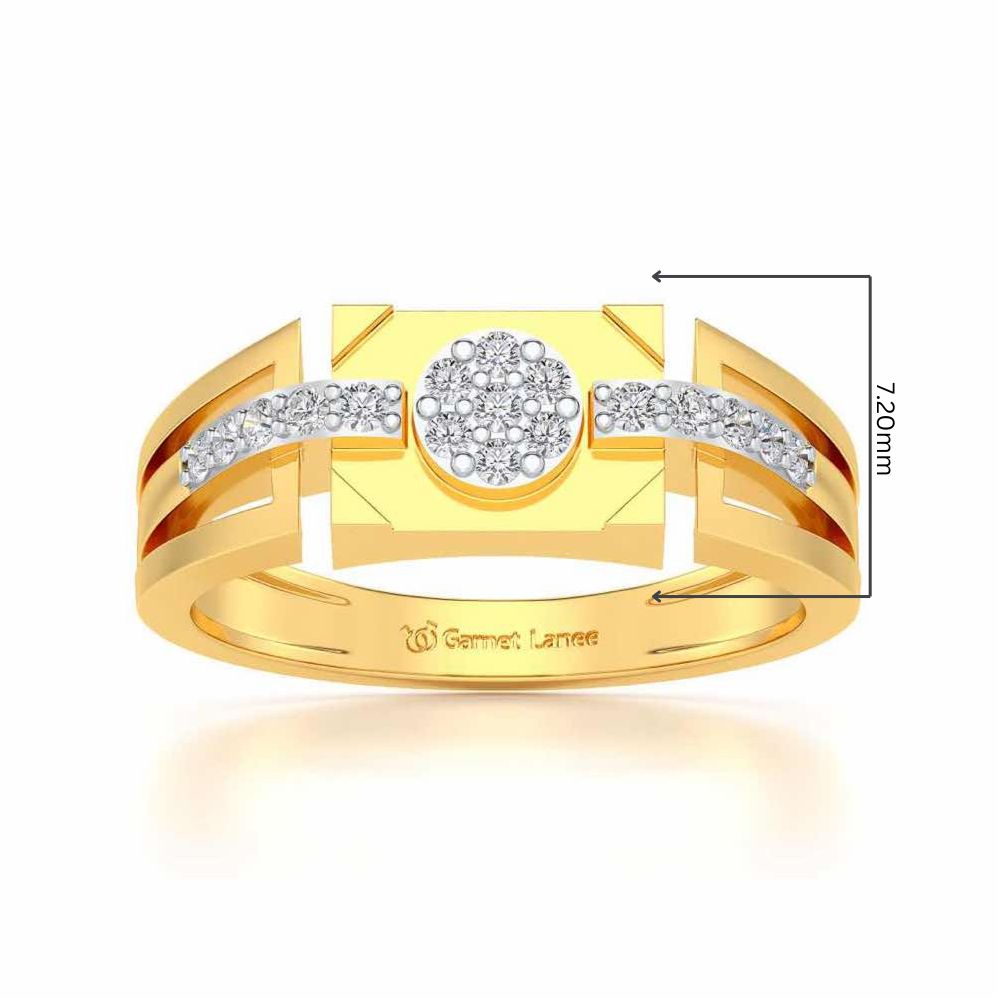 Gardenera Ring For Men - Yellow Gold - Image 5