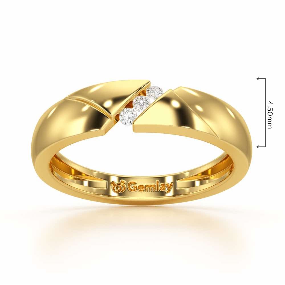 Merry Fair Silver Ring - Yellow Gold - Image 2