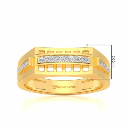 Sleek Ring For Men For Men - Yellow Gold - Image 5