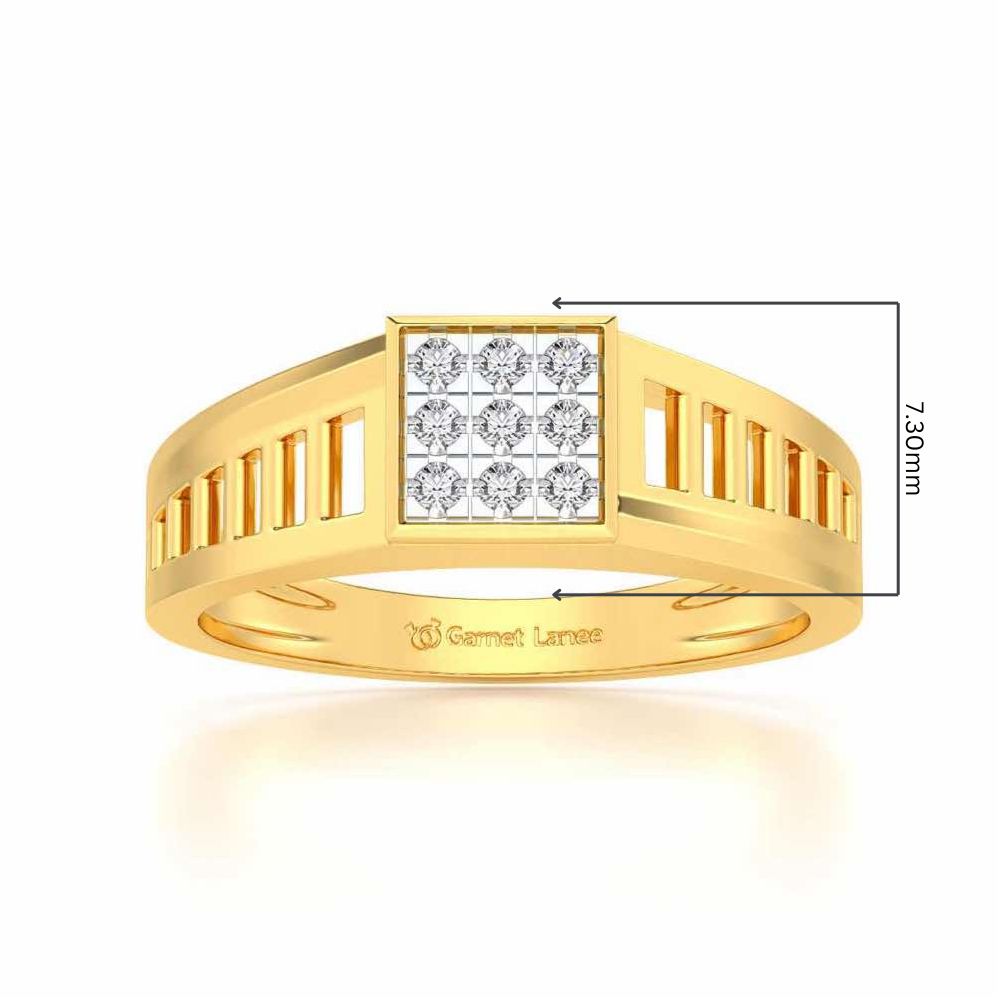 Dapper Ring For Men - Yellow Gold - Image 5