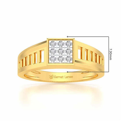 Dapper Ring For Men - Yellow Gold - Image 5