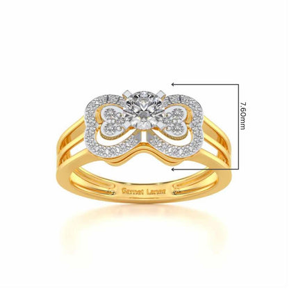 Pallavi Solitaire Ring - Yellow Gold - Image 5