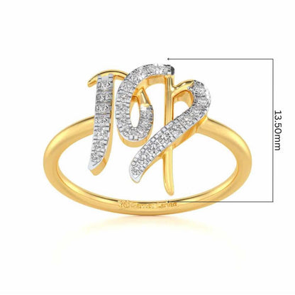 Shrewd Scorpio Silver Ring - Yellow Gold - Image 5