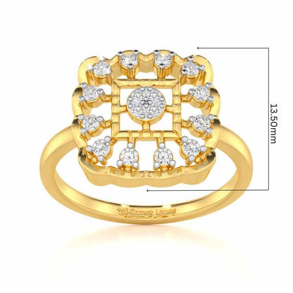 The World Silver Ring - Yellow Gold - Image 5