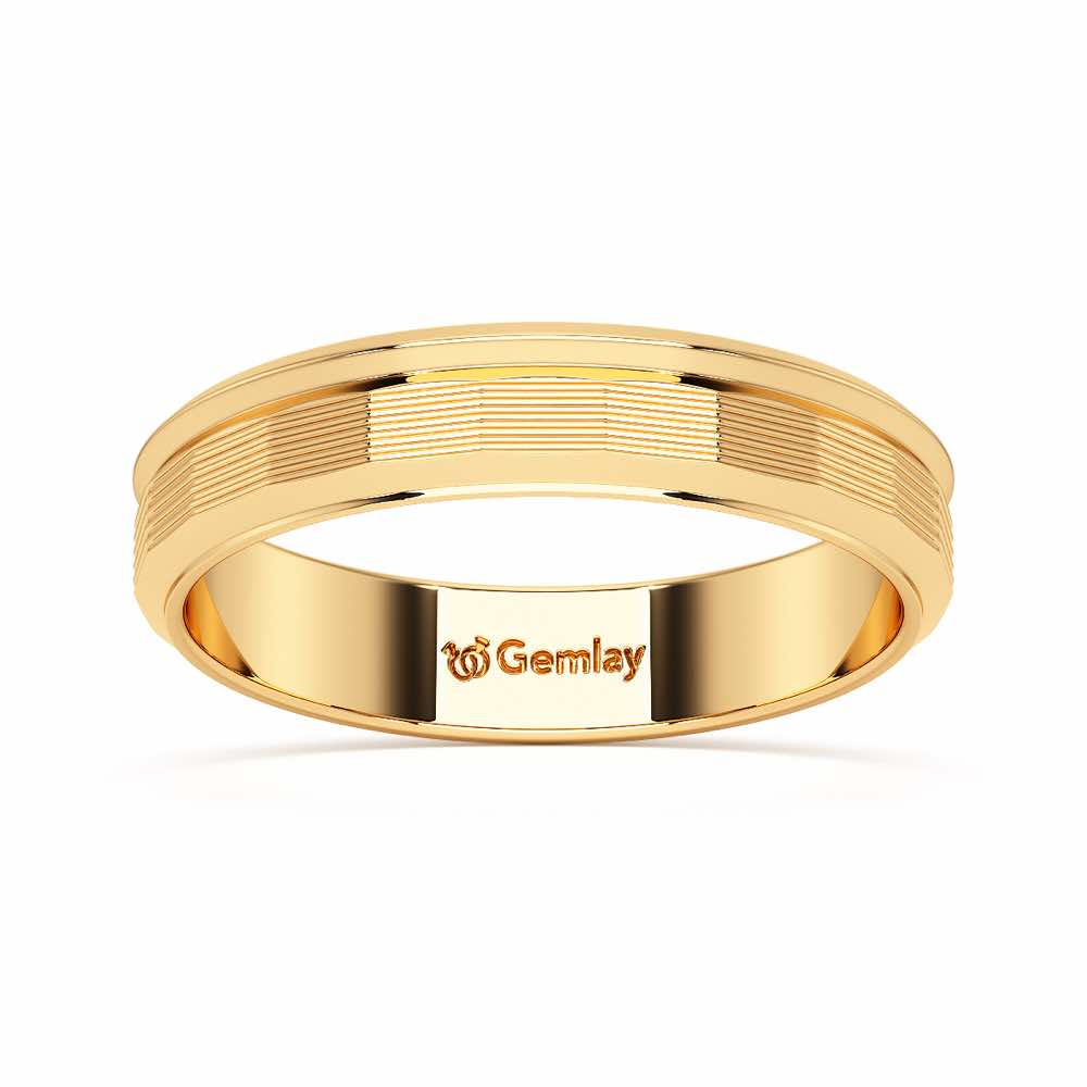 Elowen Silver Ring - Yellow Gold - Image 2