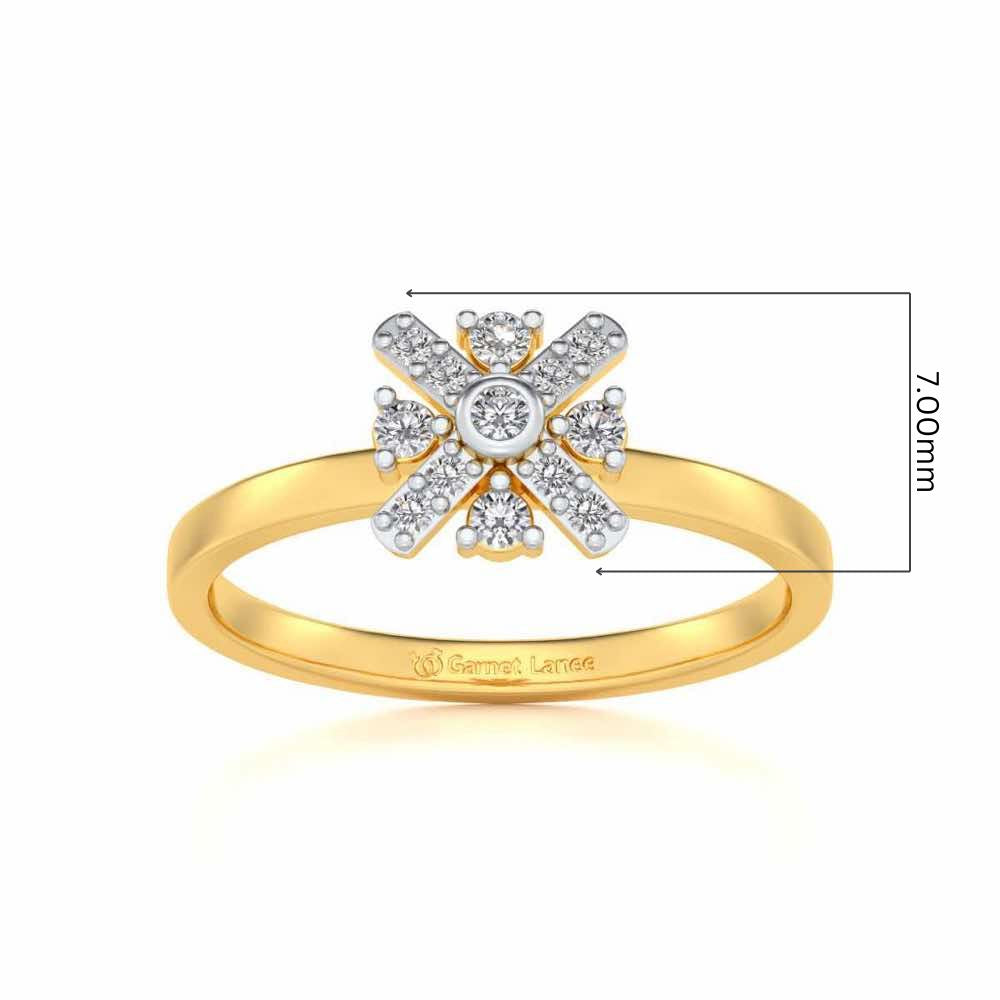 Geetika Diamone Ring - Yellow Gold - Image 5