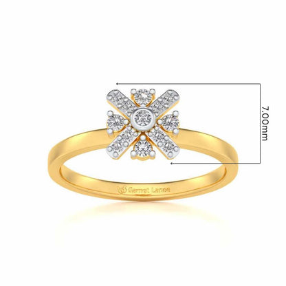 Geetika Diamone Ring - Yellow Gold - Image 5