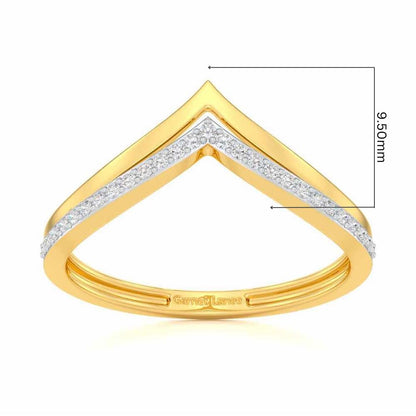 Point To Silver Ring - Yellow Gold - Image 5