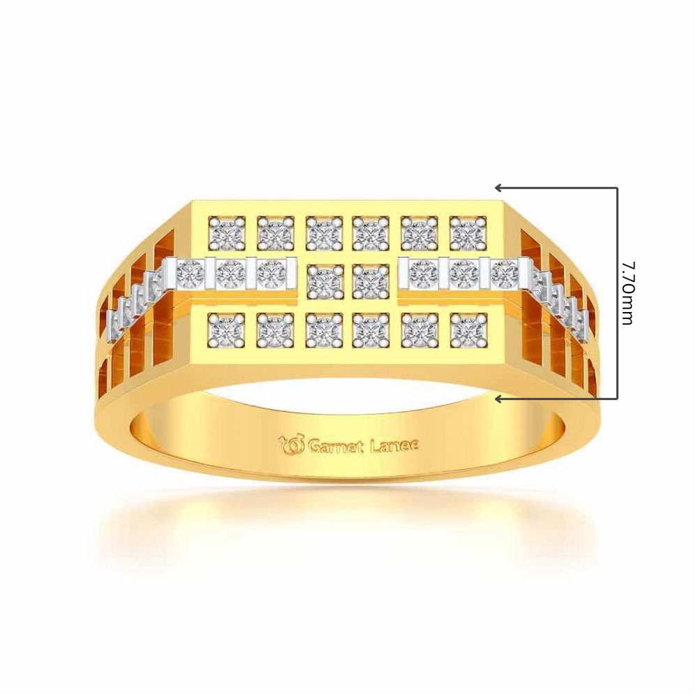 Casablanca Ring For Men - Yellow Gold - Image 5