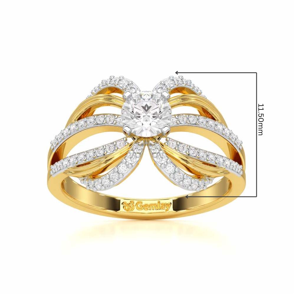 Mystic Grace Solitaire Ring - Yellow Gold - Image 5