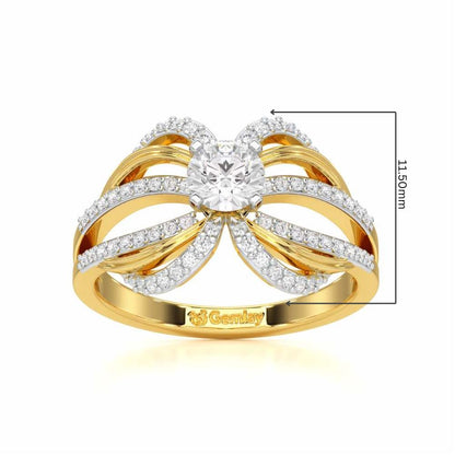 Mystic Grace Solitaire Ring - Yellow Gold - Image 5