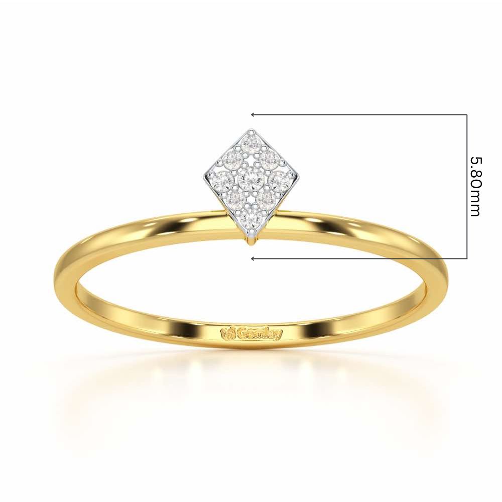 Silver Dew Silver Ring - Yellow Gold - Image 5