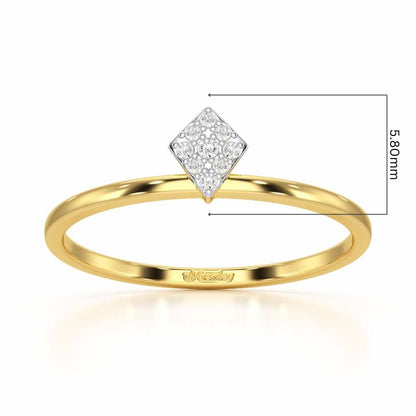 Silver Dew Silver Ring - Yellow Gold - Image 5