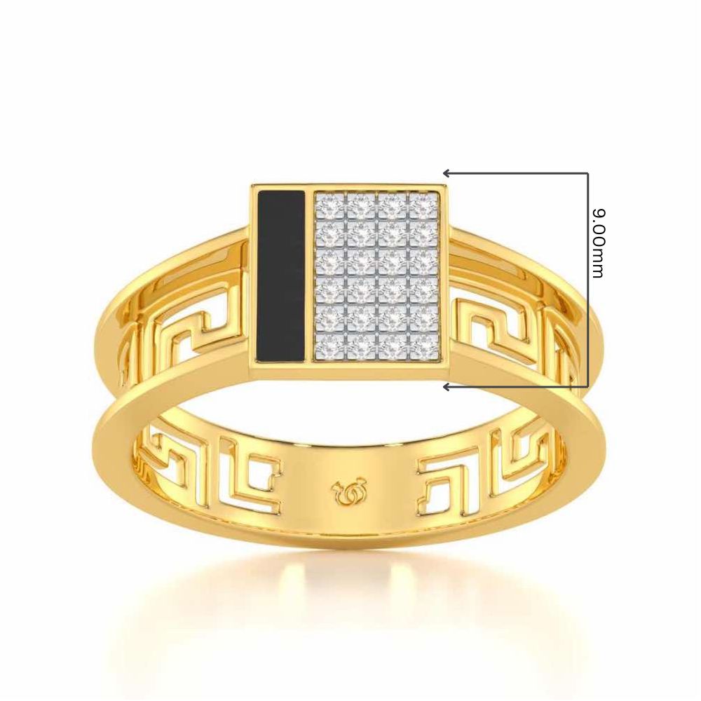 Valencia Silver Ring - Yellow Gold - Image 5