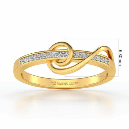Spiralias Silver Ring - Yellow Gold - Image 5