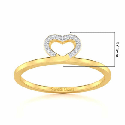 Royal Romance Silver Ring - Yellow Gold - Image 5