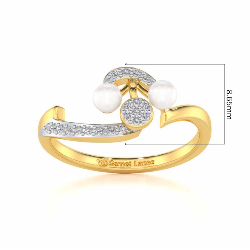 Little Shine Silver Ring - Yellow Gold - Image 5