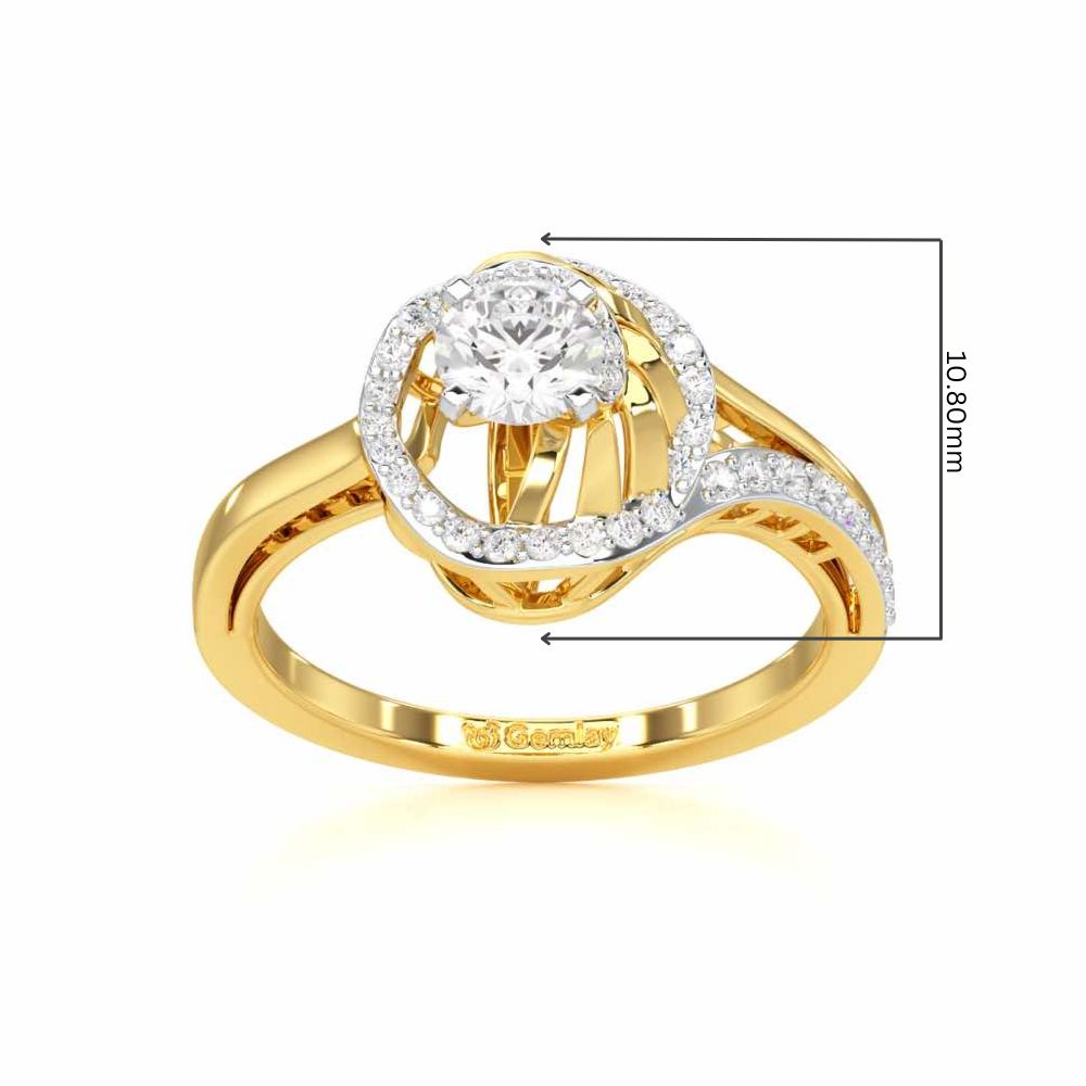 Imperial Glow Solitaire Ring - Yellow Gold - Image 5