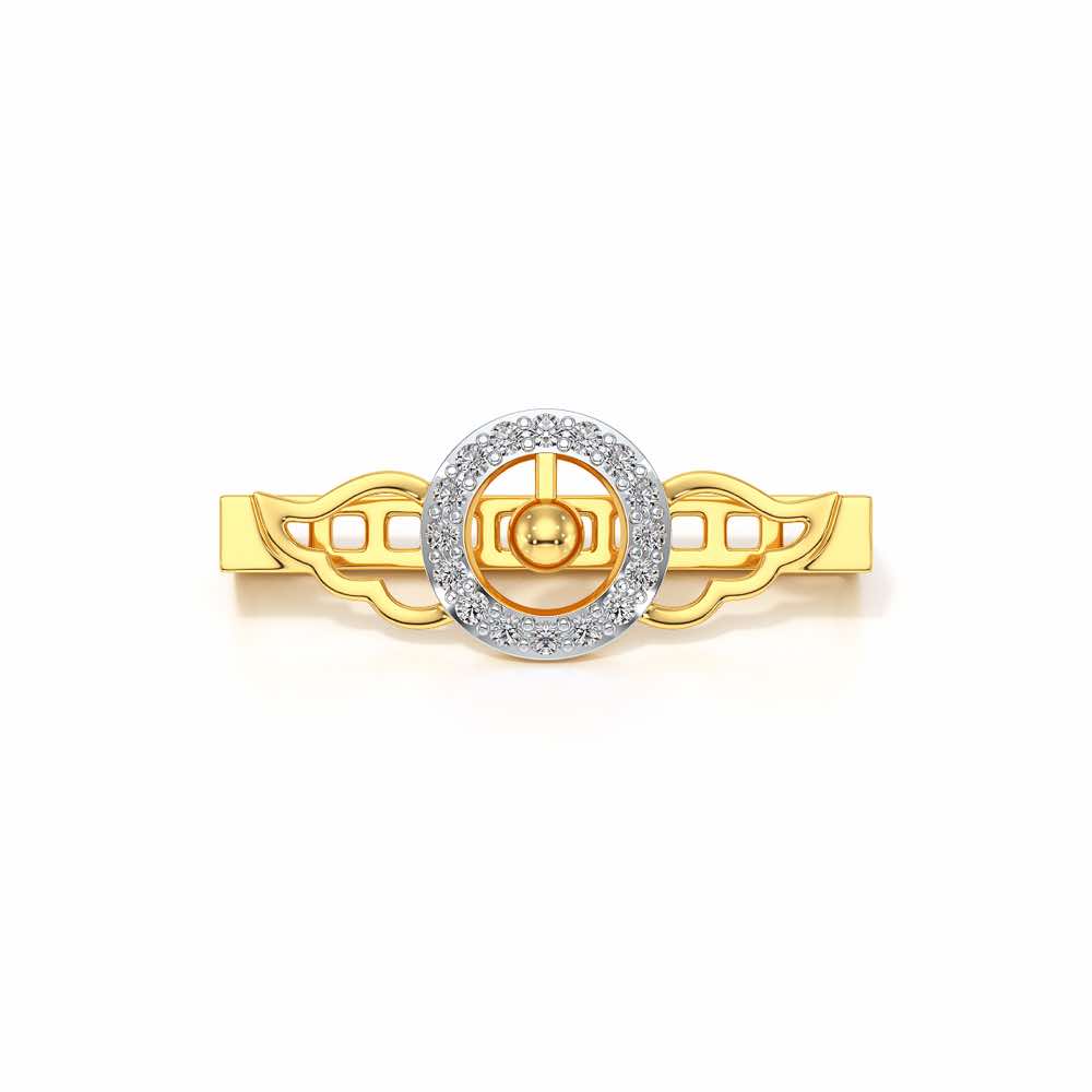 Bling Style Silver Watch Band - Yellow Gold - Image 2
