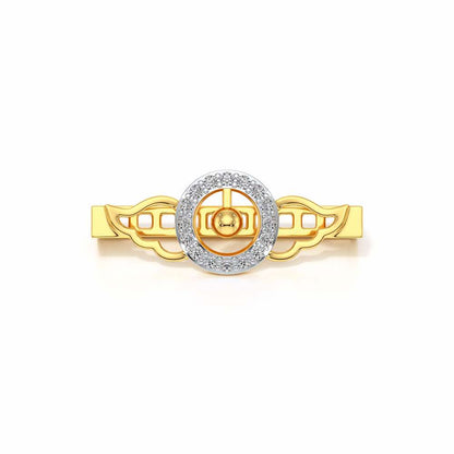 Bling Style Silver Watch Band - Yellow Gold - Image 2