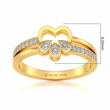 Incompletely Complete Silver Ring - Yellow Gold - Image 5