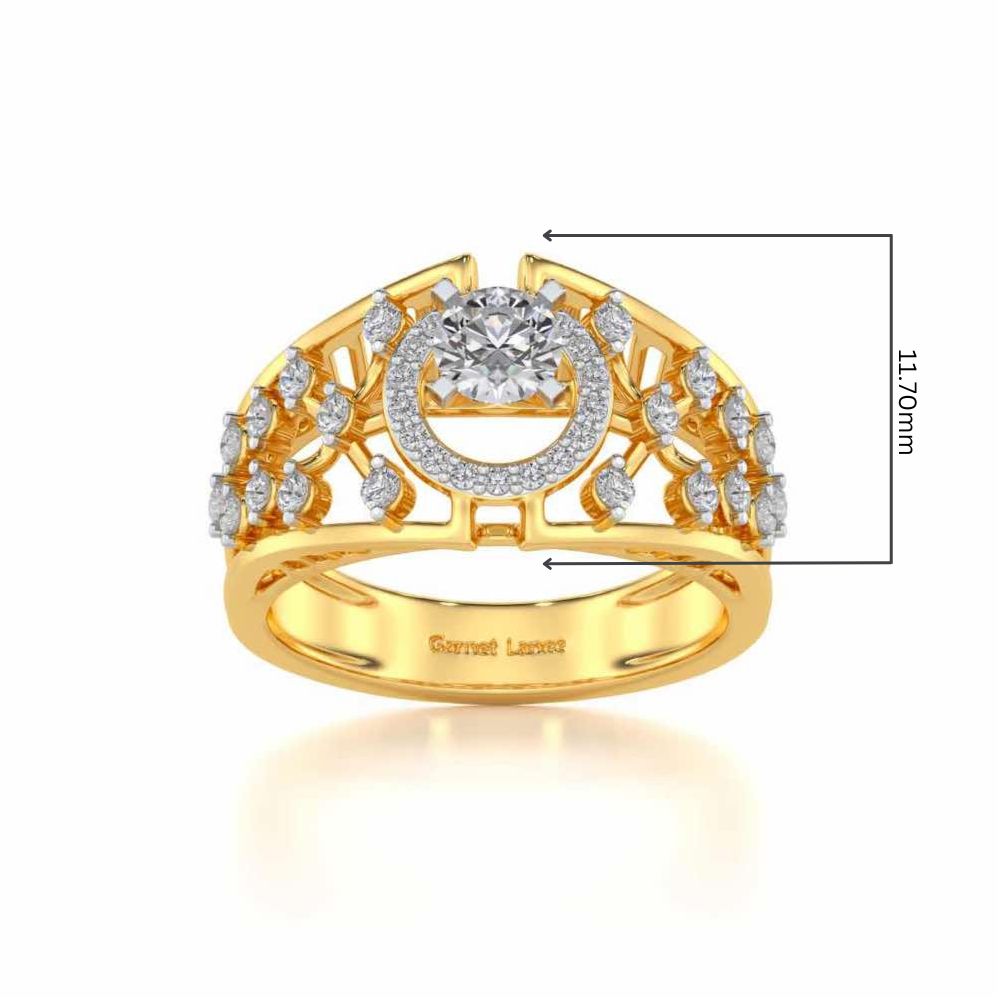 Honour Solitaire Ring - Yellow Gold - Image 5