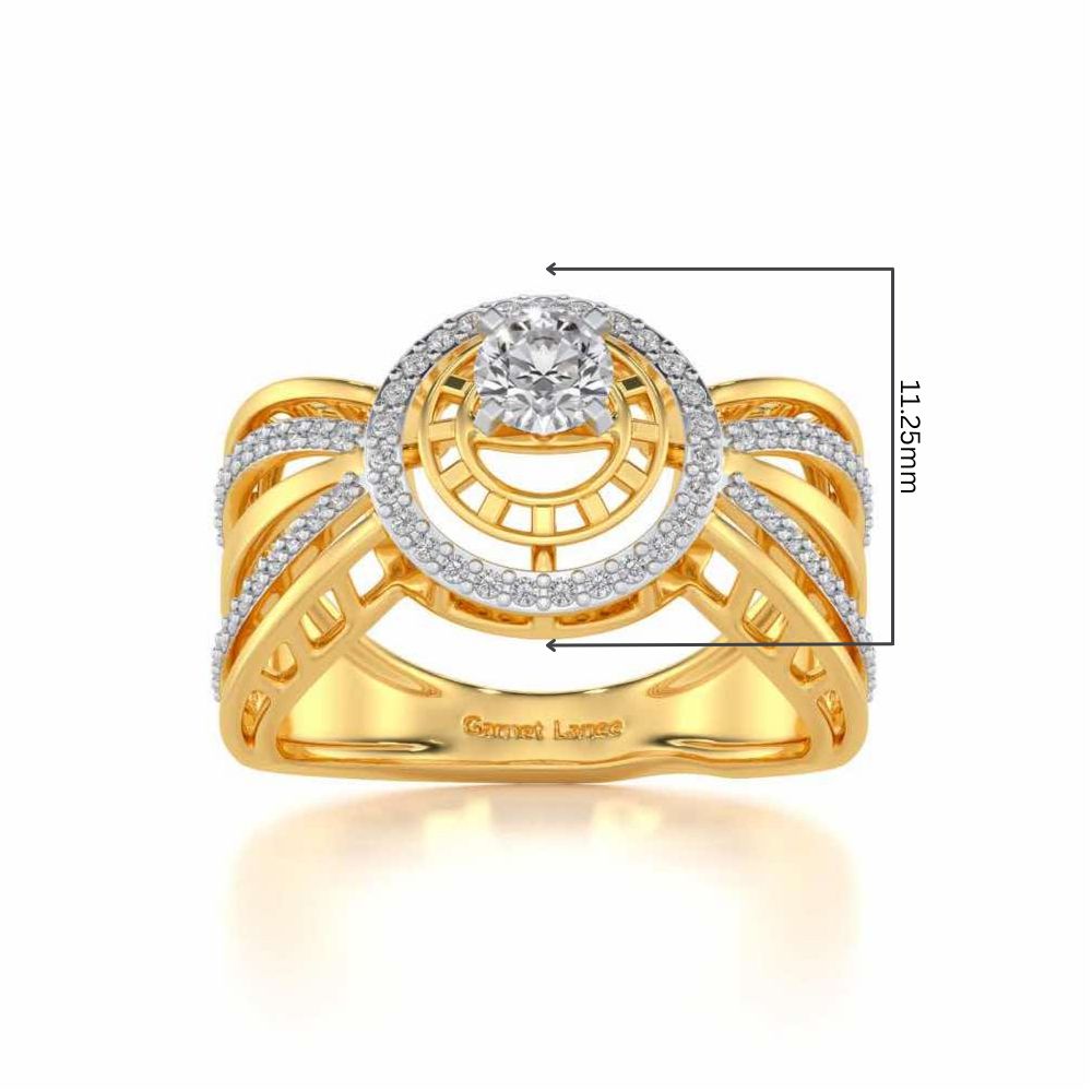 Kalyani Solitaire Ring - Yellow Gold - Image 5
